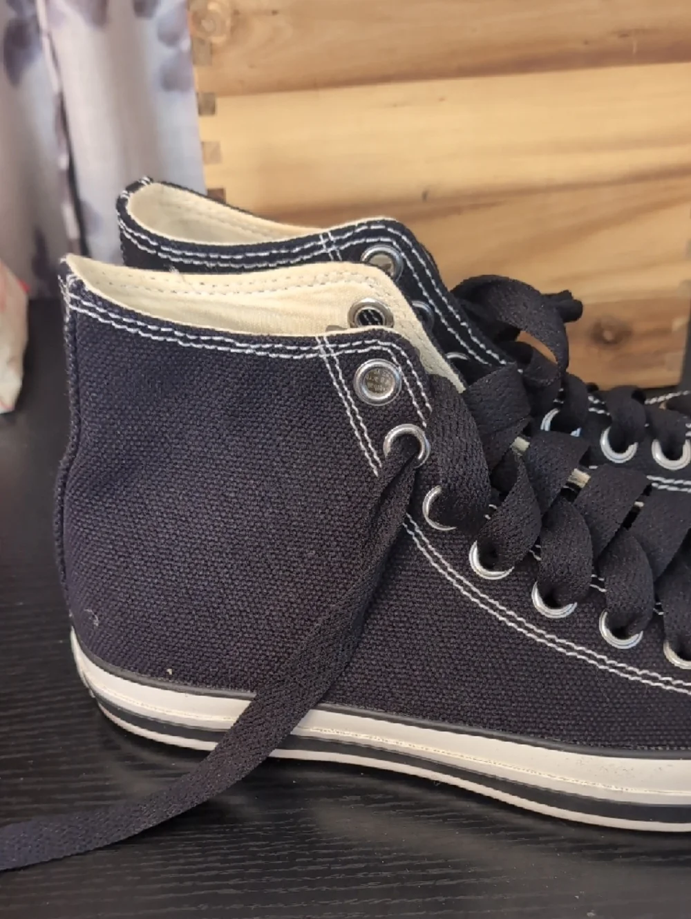 Converse Black High-Top Canvas Sneakers - Picture 4 of 6